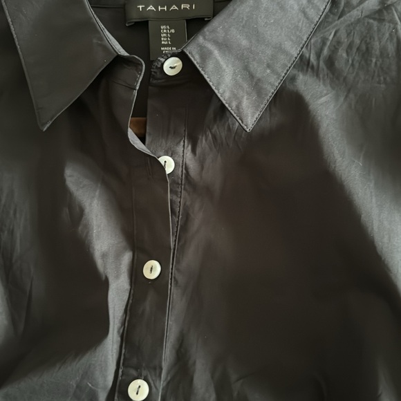 Tahari cotton shirt dress - Picture 8 of 8